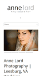 Mobile Screenshot of annelordphotography.com